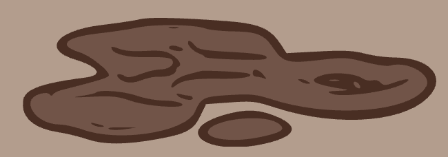 Soft blobs with clear-cut edges.