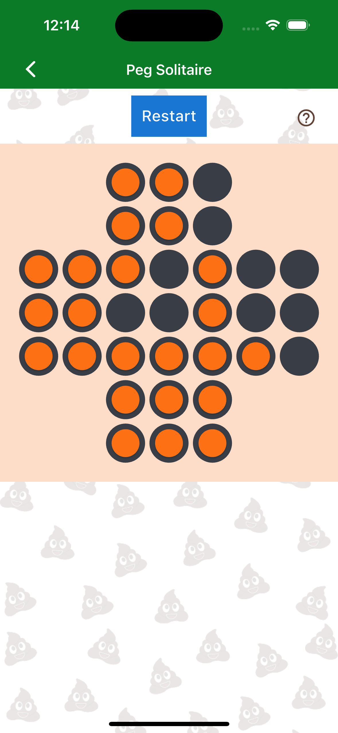 The Peg Solitaire game